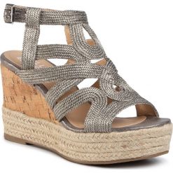 Espadryle BULLBOXER - 175022F2T Antracite. Szare espadryle damskie Bullboxer, bez wzorów, ze skóry ekologicznej, bez obcasa, na obcasie. W wyprzedaży za 189,00 zł.