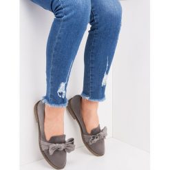 Mokasyny damskie Sixth Sens RC-52 Szare. Szare mokasyny damskie Sixth Sens, z tworzywa sztucznego, eleganckie, na płaskiej podeszwie. Za 66,00 zł.