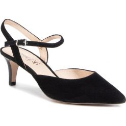 Sandały CAPRICE - 9-29603-24 Black Suede 904. Czarne klapki damskie Caprice, bez wzorów, ze skóry, bez obcasa, na obcasie. W wyprzedaży za 179,00 zł.