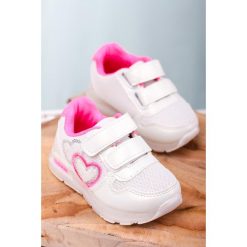 Białe buty sportowe na rzepy casu x506a. Białe buty dziewczęce sportowe Casu, bez wzorów, na rzepy. Za 59,99 zł.
