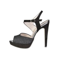 VERSACE 19.69 sandały damskie Calixte czarne 40. Czarne sandały damskie Versace 19.69, bez wzorów, bez obcasa, bez zapięcia. Za 319,00 zł.
