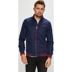 U.S. Polo - Kurtka. Niebieskie kurtki męskie przejściowe marki U.S. Polo, m, z elastanu. W wyprzedaży za 479,90 zł.