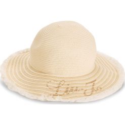 Kapelusz LIU JO - Cappello Tesa Larga N18286 T0300 Off White 01065. Brązowe kapelusze damskie marki Liu Jo, z materiału. W wyprzedaży za 219,00 zł.
