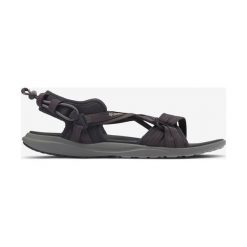 Columbia Columbia Sandały Szary. Szare sandały damskie Columbia, w paski, z materiału, bez obcasa, z paskami. Za 309,95 zł.