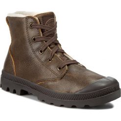 Trapery PALLADIUM - Pampa Hi Leather S 92609-272-M Sunrise Pilot. Pomarańczowe trapery damskie Palladium, ze skóry, bez obcasa, bez zapięcia. W wyprzedaży za 309,00 zł.