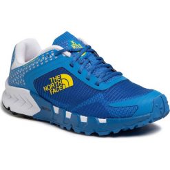 Buty THE NORTH FACE - Flight Trinity NF0A3RCVME9-050 Clear Lake Blue/Tnf Black. Niebieskie buty sportowe męskie The North Face, z tworzywa sztucznego, bez zapięcia, do biegania. Za 599,00 zł.