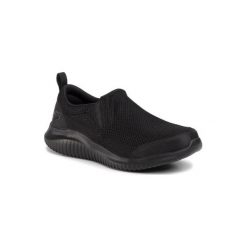 Skechers FLECTION 8790077 BBK Czarny. Czarne buty sportowe męskie Skechers, z materiału, bez zapięcia. Za 199,99 zł.