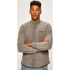 Calvin Klein Jeans - Koszula. Szare koszule męskie Calvin Klein Jeans, xl, bez wzorów, z bawełny, casualowe, ze stójką, z długim rękawem. W wyprzedaży za 319,90 zł.
