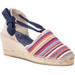 Espadryle TONI PONS - Viana Cannes. Brązowe espadryle damskie Toni Pons, bez wzorów, z tworzywa sztucznego, bez obcasa, na obcasie. Za 189,00 zł.