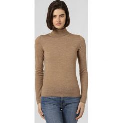 Brookshire - Sweter damski, beżowy. Brązowe swetry damskie brookshire, xxl, bez wzorów, z wełny, eleganckie, bez rękawów, bez kaptura. Za 129,95 zł.