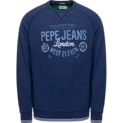 Bluza Pepe Jeans PM581629. Niebieskie bluzy męskie Pepe Jeans, s, bez wzorów, z jeansu, bez kołnierzyka, bez rękawów, bez kaptura. W wyprzedaży za 159,00 zł.