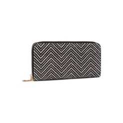 ACCCESSORIES 1W1-048-SS20 Czarny. Czarne portfele damskie ACCCESSORIES, bez wzorów, z tworzywa sztucznego. Za 49,99 zł.
