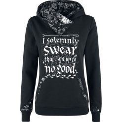 Harry Potter I Solemnly Swear Bluza z kapturem czarny. Czarne bluzy rozpinane damskie Harry Potter, l, z kapturem. Za 224,90 zł.
