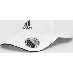 Adidas Performance - Czapka. Białe czapki damskie adidas Performance, bez wzorów, z elastanu. W wyprzedaży za 49,90 zł.