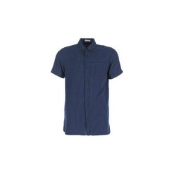 Koszule z krótkim rękawem Jack Jones JOHAN ORIGINALS. Niebieskie koszule męskie Jack & Jones, s, bez wzorów, bez kołnierzyka, z krótkim rękawem. Za 103,20 zł.