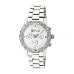 Zegarek "LJW-TLJ440" w kolorze srebrnym. Szare, analogowe zegarki damskie Liu Jo, Guess, srebrne. W wyprzedaży za 389,95 zł.