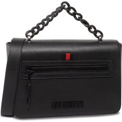 Torebka LOVE MOSCHINO - JC4064PP1ALJ0000 Grain Nero. Czarne torebki klasyczne damskie Love Moschino, bez wzorów, ze skóry, klasyczne, bez dodatków. Za 1399,00 zł.
