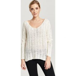 Sweter w kolorze białym. Białe swetry damskie Zabaione, Hailys, xs, bez wzorów, bez rękawów, bez kaptura. W wyprzedaży za 49,95 zł.