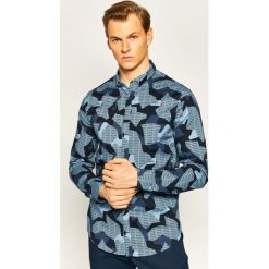 Koszula Armani Exchange 3HZC25 ZNEAZ 9510. Niebieskie koszule męskie Armani Exchange, m, bez wzorów, casualowe, bez kołnierzyka, bez rękawów. W wyprzedaży za 229,00 zł.