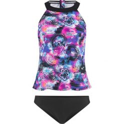 Tankini (2 części) bonprix niebiesko-czerwony. Czerwone stroje kąpielowe damskie marki bonprix, w paski. Za 109,99 zł.