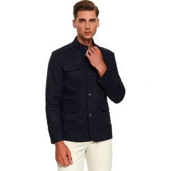 Marynarka gładka ze stójką. Marynarki męskie Top Secret, na zimę, xl, bez wzorów, eleganckie. W wyprzedaży za 149,99 zł.