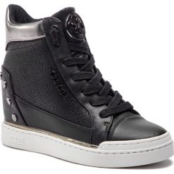 Sneakersy GUESS - FL5FNL FAL12 BLACK. Czarne sneakersy damskie Guess, z materiału. Za 599,00 zł.