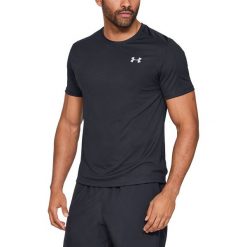 Under Armour Speed Stride Koszulka Czarny. Czarne podkoszulki męskie Under Armour, l, bez wzorów, z poliesteru, bez kołnierzyka, krótkie. Za 137,95 zł.