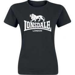 Bluzki asymetryczne: Lonsdale London Heather Koszulka damska czarny