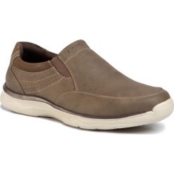 Półbuty LANETTI - MF19006-1 Beige. Pomarańczowe półbuty męskie Lanetti, na co dzień, bez wzorów, ze skóry ekologicznej, bez zapięcia. W wyprzedaży za 79,99 zł.