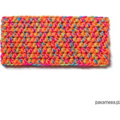 Apaszki damskie: Opaska ręcznie dziana BETSI ORANGE handmade