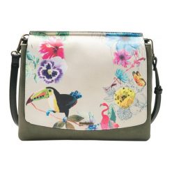 Torebki klasyczne damskie: Desigual Torebka Damska Khaki Lilac Amberes