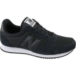 New Balance WL220TB. Czarne buty sportowe damskie New Balance, bez wzorów, ze skóry, sportowe. Za 299,99 zł.