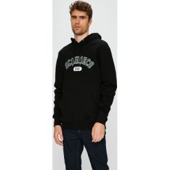 DC - Bluza. Czarne bejsbolówki męskie DC, l, z aplikacjami, z bawełny, z kapturem. W wyprzedaży za 259,90 zł.