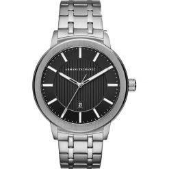 Armani Exchange Zegarek silvercoloured. Czarne zegarki męskie marki Armani Exchange, l, z materiału, z kapturem. Za 759,00 zł.