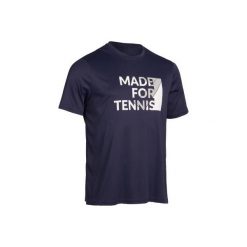 T-Shirt tenis Soft 100 męski. Niebieskie t-shirty męskie ARTENGO, m, z poliesteru. Za 29,99 zł.