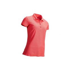 Koszulka polo do golfa damska. Niebieskie koszulki damskie polo INESIS, xs, bez wzorów, z elastanu, z golfem, bez rękawów. Za 79,99 zł.