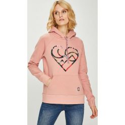 Femi Stories - Bluza Klara. Białe bluzy damskie z kieszeniami marki Femi Stories, s, z nadrukiem, z elastanu, z kapturem. W wyprzedaży za 179,90 zł.