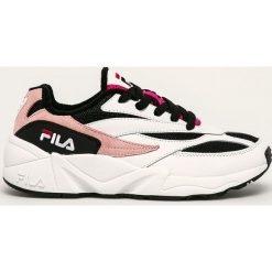 Fila - Buty V94M Low. Białe buty sportowe damskie Fila, ze skóry, sportowe. Za 429,90 zł.