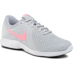 Buty NIKE - Revolution 4 Eu AJ3491 016 Pure Platinum/Sunset Pulse. Szare buty sportowe damskie Nike, bez wzorów, z tworzywa sztucznego, sportowe, do biegania, nike revolution. Za 199,00 zł.