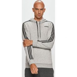 Adidas - Bluza. Szare bluzy męskie Adidas, s, bez wzorów, z bawełny, z kapturem, bez rękawów, z kapturem. Za 229,90 zł.