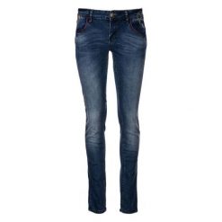 Desigual Jeansy Damskie 27 Niebieskie. Niebieskie jeansy damskie marki Desigual, z jeansu. W wyprzedaży za 314,00 zł.