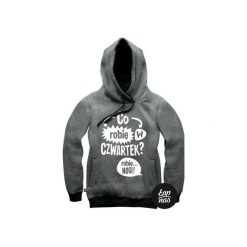 Bejsbolówki męskie: Bluza Grafit Co robię w czwartek ? ( Męska)