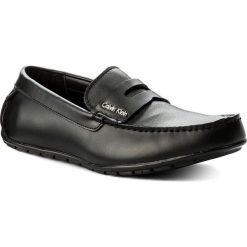 Mokasyny CALVIN KLEIN - Ivan F1912 Black. Czarne mokasyny męskie ze skóry, eleganckie. W wyprzedaży za 349,00 zł.