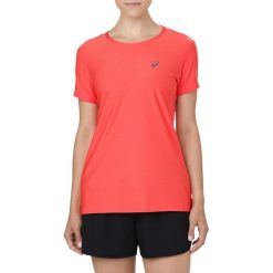 Asics Koszulka damska SS TOP czerwona r. XS (134104 0698). Czerwone bluzki damskie marki Asics, xs. Za 78,95 zł.