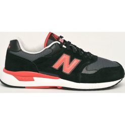New Balance - Buty ML570BNB. Czarne sneakersy męskie New Balance, z gumy, na sznurówki. W wyprzedaży za 219,90 zł.