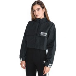 Adidas Originals Kurtka Czarny. Czarne płaszcze damskie z haftami, z poliesteru. Za 316,95 zł.