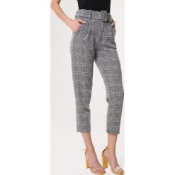 Szare Spodnie Methodical. Szare spodnie damskie Born2be, s, w paski, z dzianiny, eleganckie. Za 89,99 zł.