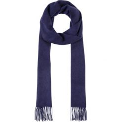 Johnstons Cashmere Szal navy. Niebieskie szaliki damskie marki Johnstons Cashmere, z kaszmiru. W wyprzedaży za 408,85 zł.