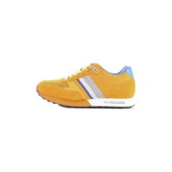 Buty U.S Polo Assn. FLASH4088S9/SN1. Żółte trampki męskie U.S. Polo Assn., bez wzorów, bez zapięcia. Za 381,26 zł.