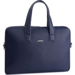 Torba na laptopa LASOCKI - VS4429 Granatowy. Niebieskie torby męskie skórzane Lasocki, bez wzorów, ze skóry. Za 279,99 zł.